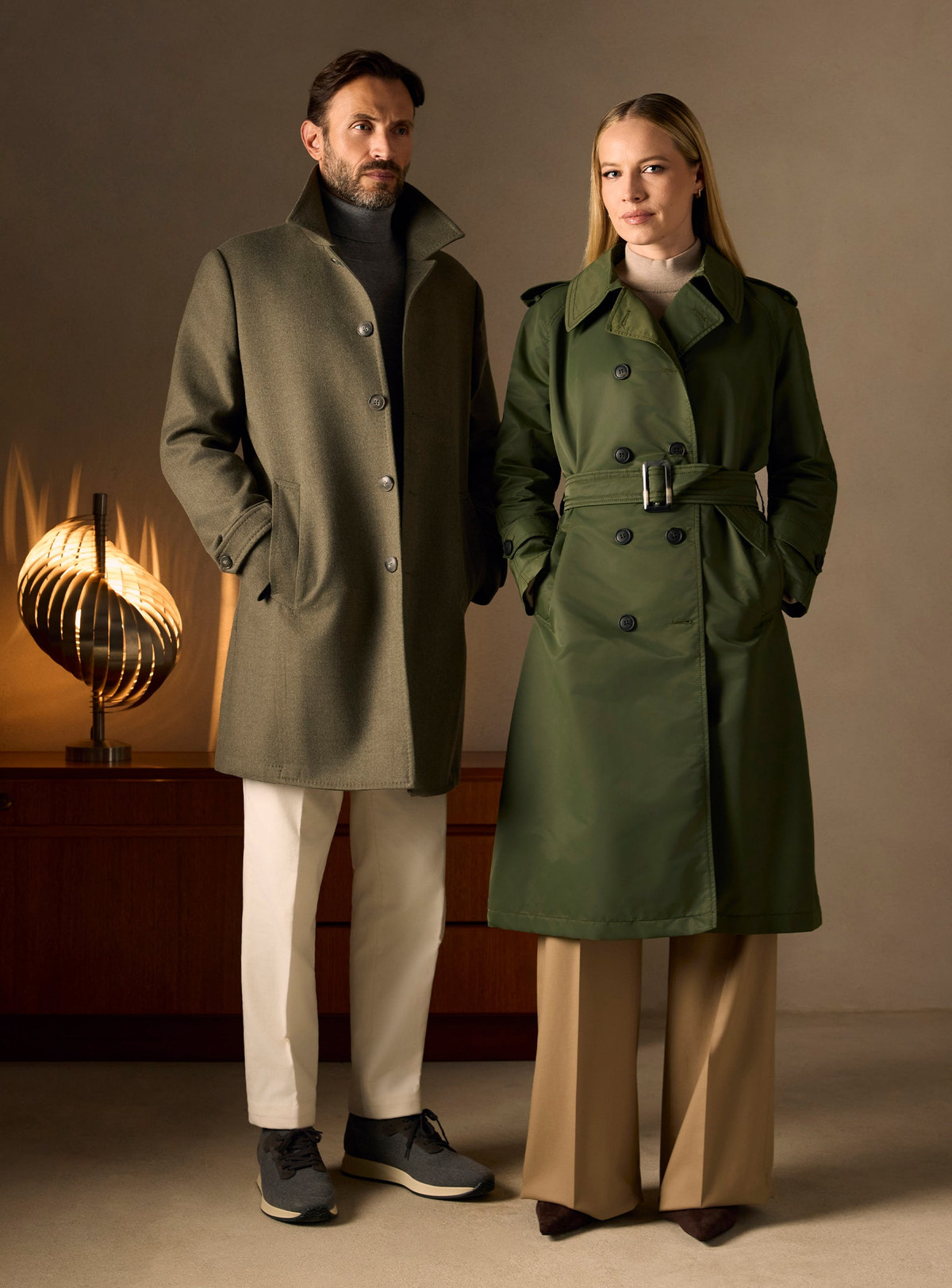 Trench damă Matilda olive — imagine 5