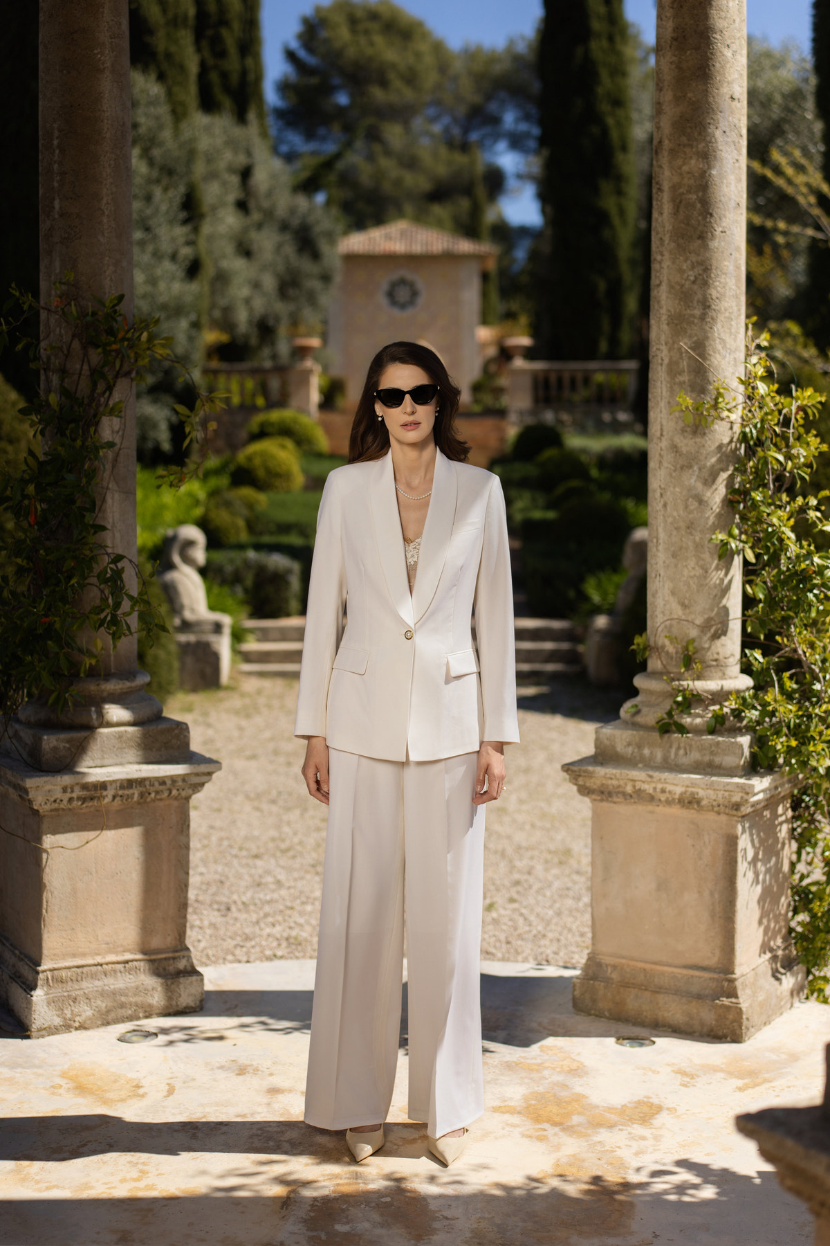 Costum La Croisette Ivory | Styling cu pantofi