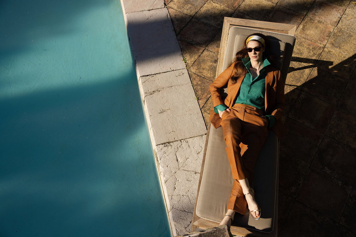 Costum Villefranche | Styling cu cămașă verde