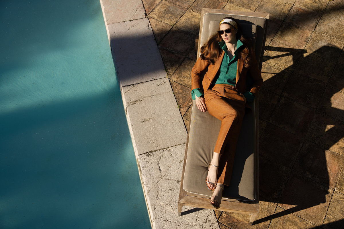 Costum Villefranche | Styling cu cămașă verde