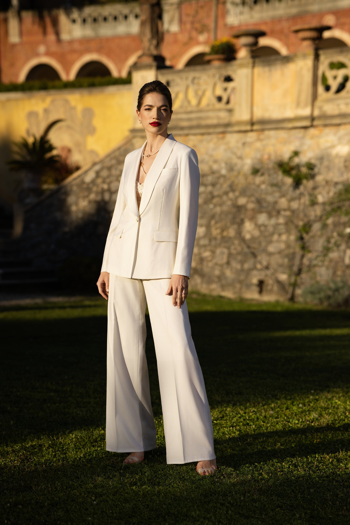 Costum La Croisette Ivory | Styling cu sandale