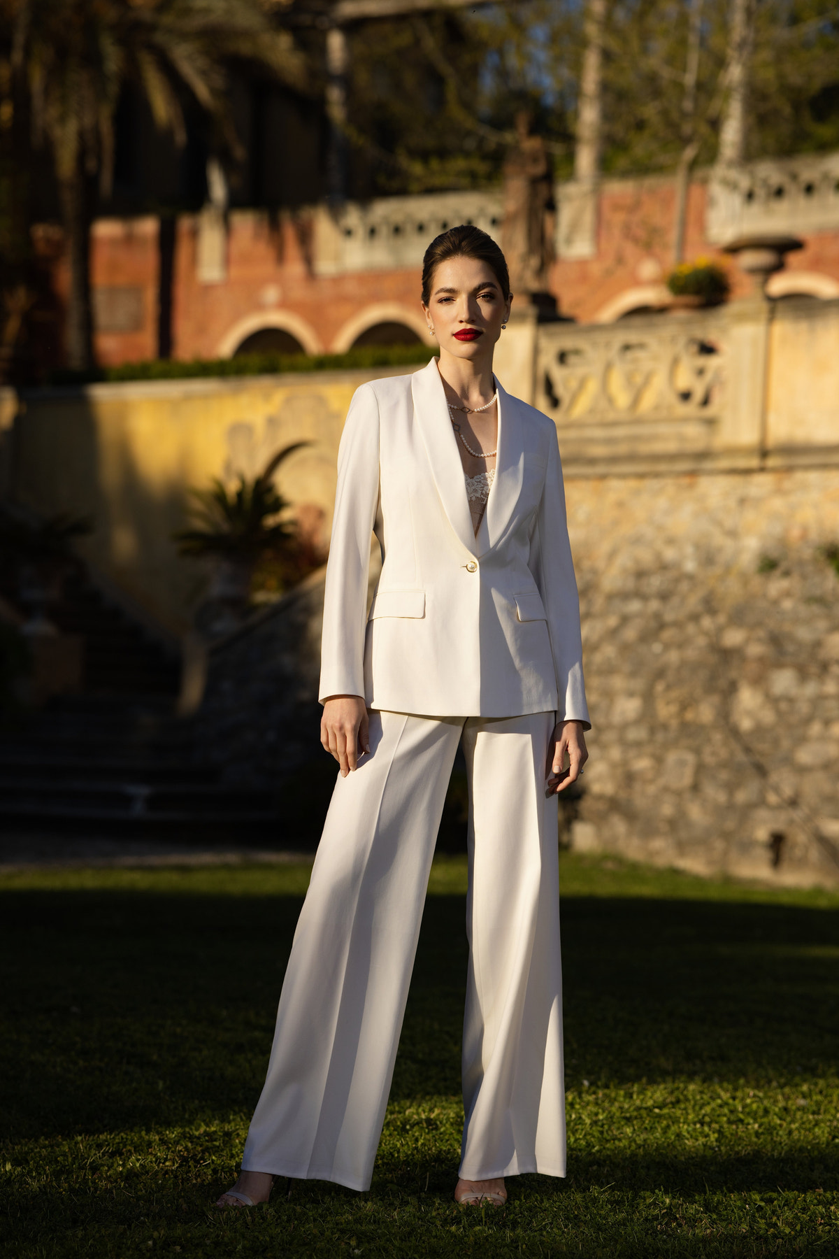 Costum La Croisette Ivory | Styling cu sandale