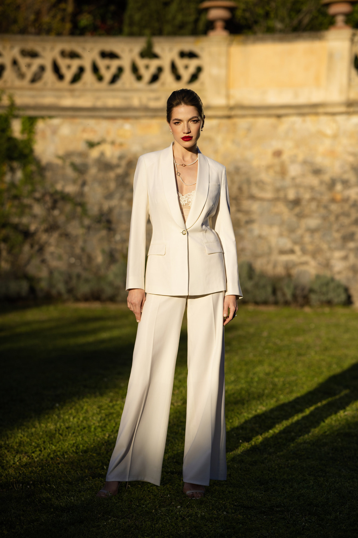 Costum La Croisette Ivory | Styling cu sandale