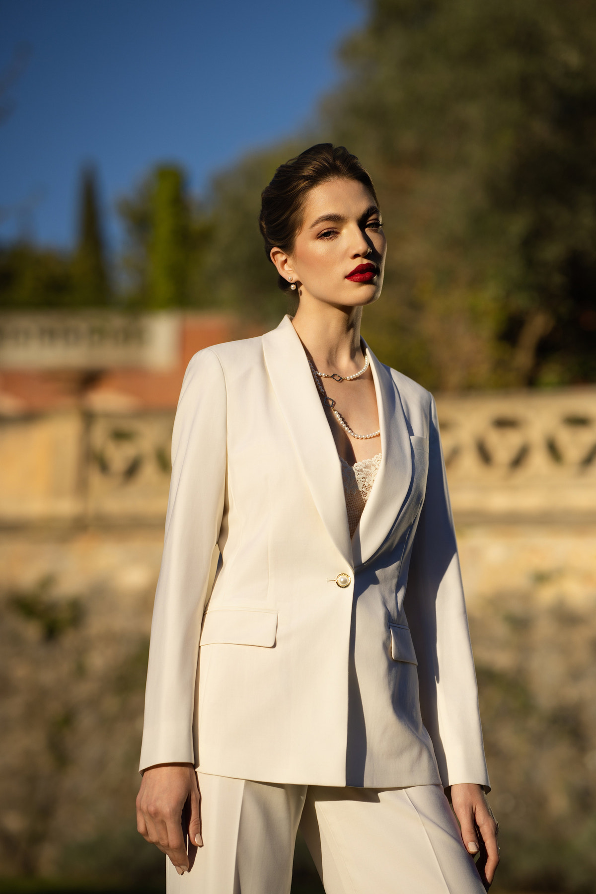 Costum La Croisette Ivory | Styling cu sandale