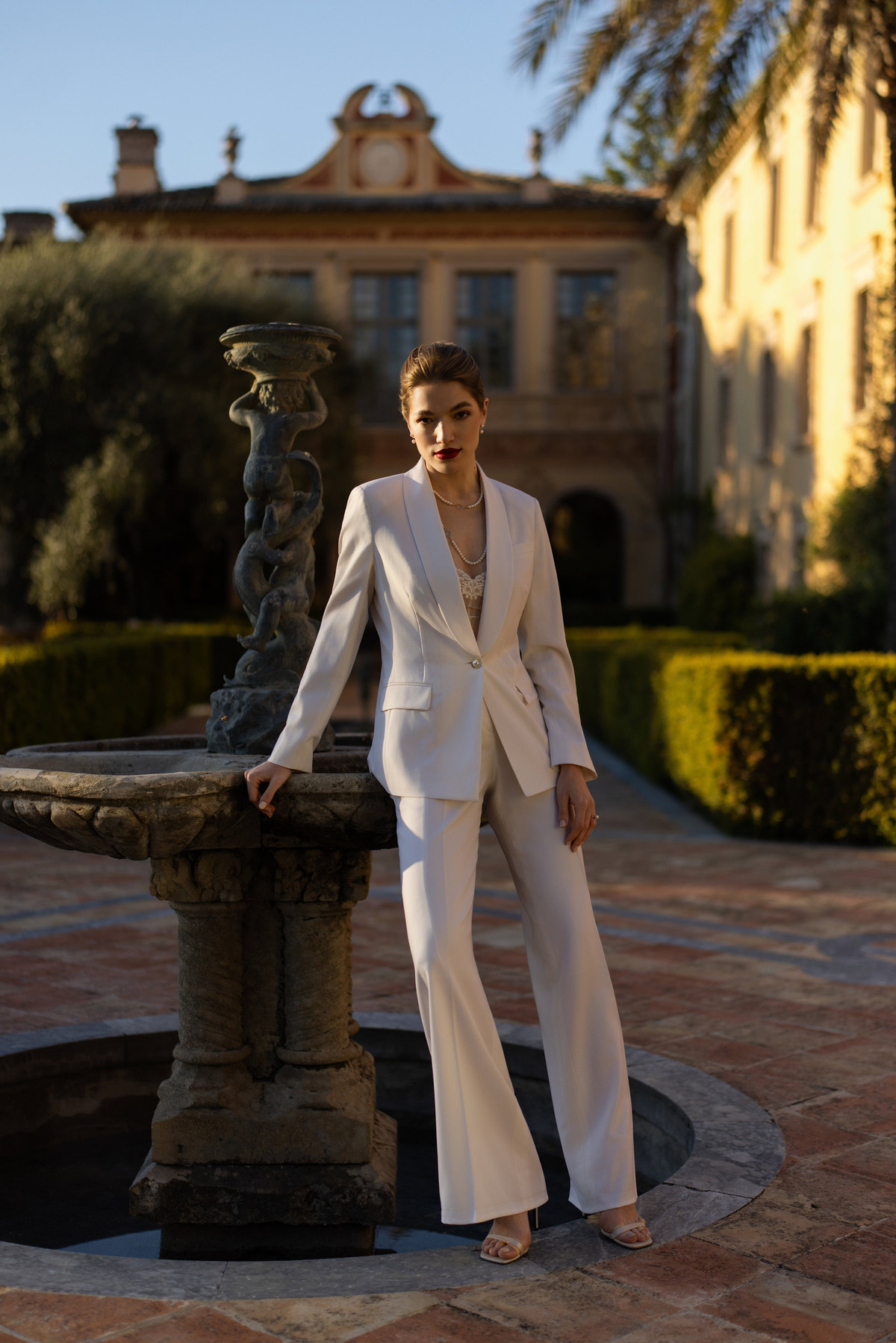 Costum La Croisette Ivory | Styling cu sandale